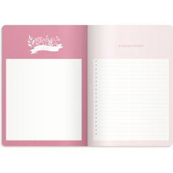 Week planner udateret Pink