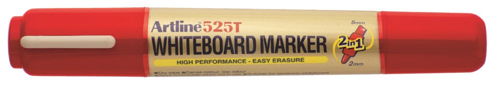 Whiteboard Marker Artline 525T 2-i-1 rd