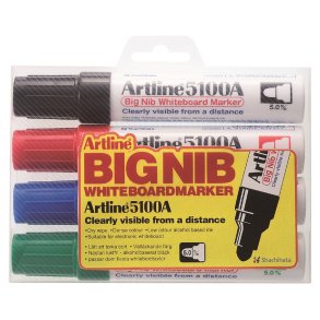 Whiteboardpenna Artline 5100A BIG 4/set