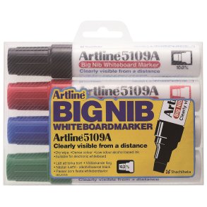 Whiteboardpenna Artline 5109A BIG 4/set