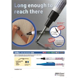 Whiteboardpenna Artline 541T 2i1 bl