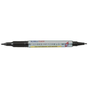 Whiteboardpenne Artline 541T 2i1 sort