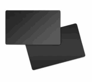 Zebra blank black 030mm thick cards food safe