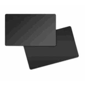 Zebra blank black 030mm thick cards food safe
