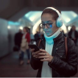 Zen Hybrid Wireless Over-ear Headphones ANC, White