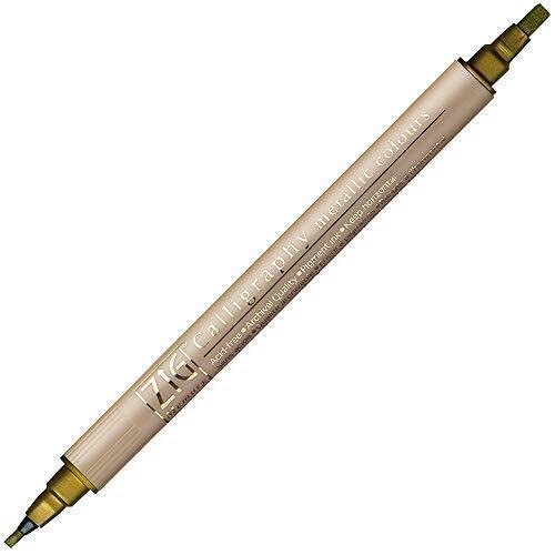 ZIG Calligraphy Metallic MS-8400 guld