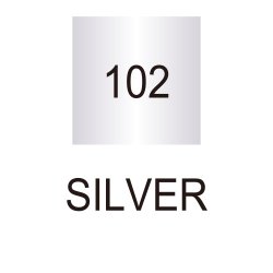 Zig Clean Color DOT Metallic Silver