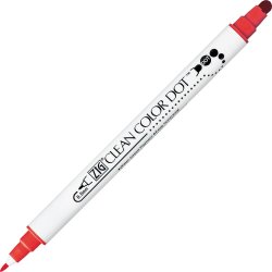 Zig Clean Color DOT Pen Red