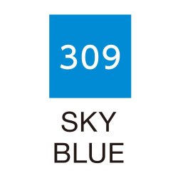 Zig Clean Color Pensel Pen 309 Sky blue