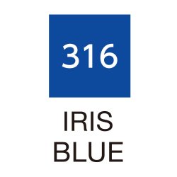 Zig Clean Color Pensel Pen 316 Iris blue