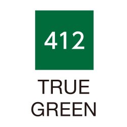 Zig Clean Color Pensel Pen 412 True green