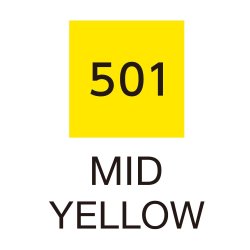 Zig Clean Color Pensel Pen 501 Mid yellow