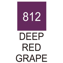 Zig Clean Color Pensel Pen 812 Deep Red Grape