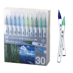 Zig Clean Color Pensel Pen St B m 30stk